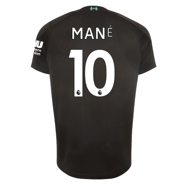 Camiseta Liverpool NO.10 Mane Tercera equipo 2019-20 Negro